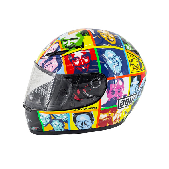 AGV GP Tech Limited Edition - Rossi Laguna Seca 2010 "Faces" Helmet - Large