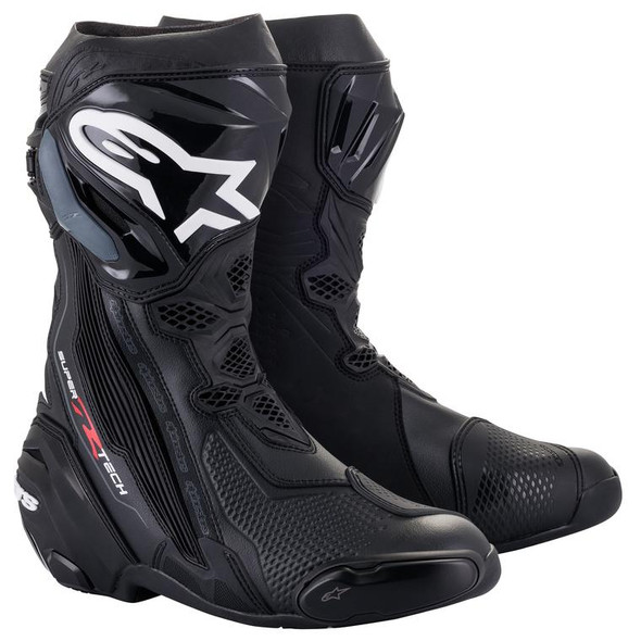 Alpinestars Supertech R Boots - Black - 9.5 - [Demo]