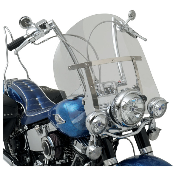 Klock Werks Billboard Flare Windshield: 86-17 HD Softail Models