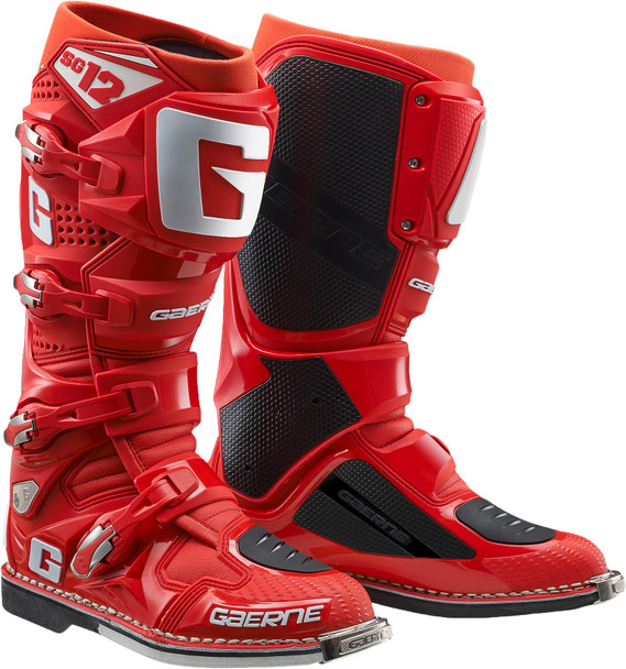 Gaerne SG-12 Boots - Solid Red - Size 09