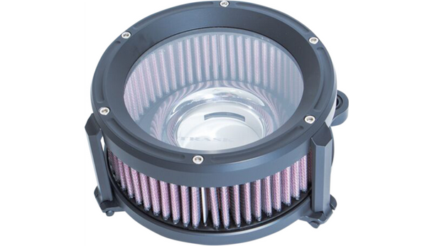 Trask Assault Charge High-Flow Air Cleaner - Flat Black - TM-1020BK