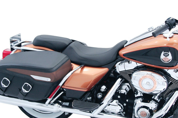 Mustang Tripper Solo Seat: 2008+ Harley-Davidson Touring Models