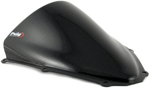 Puig Racing Windscreen: 08 - 12 Kawasaki Ninja 250R - Carbon Look