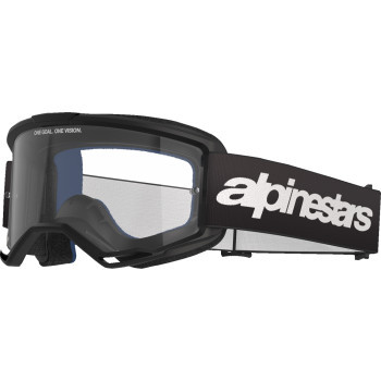 Alpinestars Vision 3 Goggle - Wordmark - Black - Clear - [Open Box]