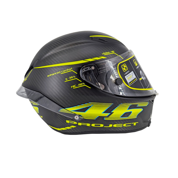 AGV Pista GP Limited Edition - Rossi Project 46 2.0 Helmet - Matte Finish - Med/Lg