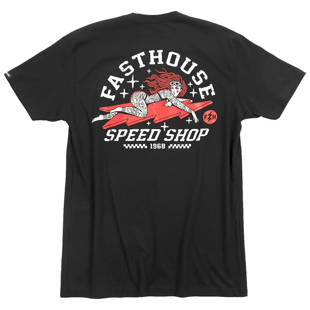 Fasthouse Eleanor Tee - Black - Small - 843520198136