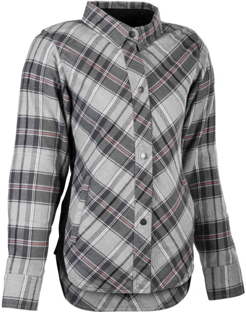 Highway 21 Rogue Flannel Women's Jacket - Pink/Grey - XS - 489-1451XS