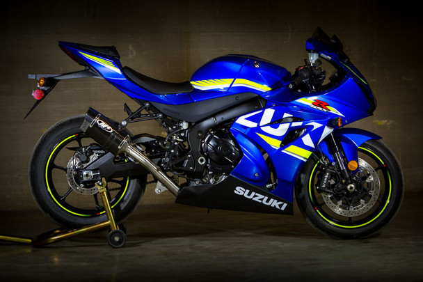 M4 17-26 Suzuki GSX-R 1000 Tech1 Full Exhaust - Carbon Canister
