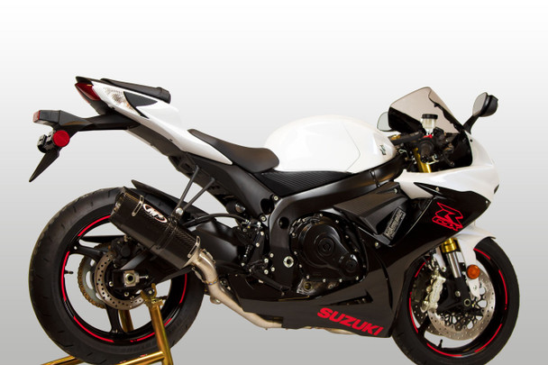 M4 11-26 Suzuki GSX-R 600/750 Tech1 Titanium Piping Full Exhaust - Carbon Canister