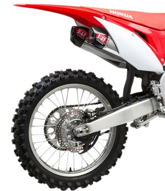 Yoshimura RS-9T Signature Slip-On Exhaust: Honda CRF 250R/RX - Stainless Steel with Carbon Fiber End Cap - [Blemish]