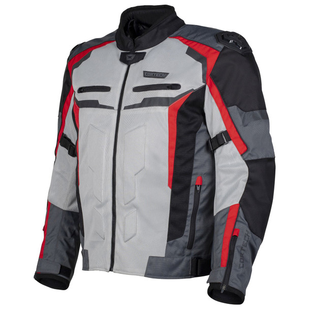 Cortech Hyper-Flo Air Jacket - Red/Grey - 2XL - 8916-0101-08