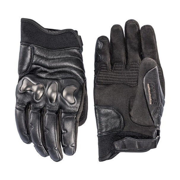 Dainese Settantadue Ergo72 Leather Motorcycle Gloves - Black - 2XL