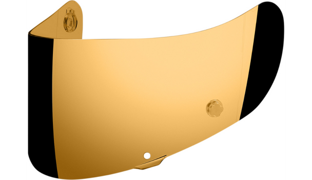 Icon Optics Tracshield Helmet Shield - RST Dark Gold