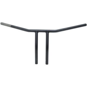 Drag Specialties 1" Curved T-Bar Handlebars - Harley-Davidson Dyna/Softail/Sportster Models (TBW) - 10" - Chrome - 0601-4230