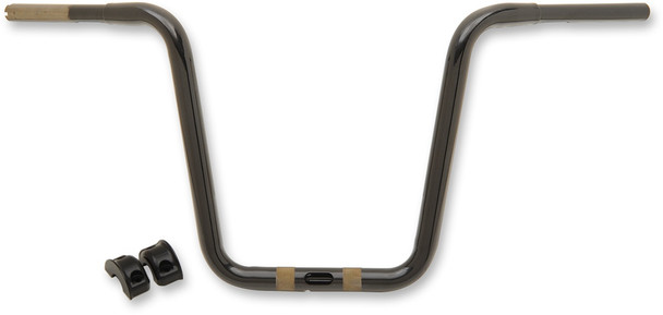 Drag Specialties Gloss Black 14" Ape Hanger Touring Bar - 1.25" - 0601-3859