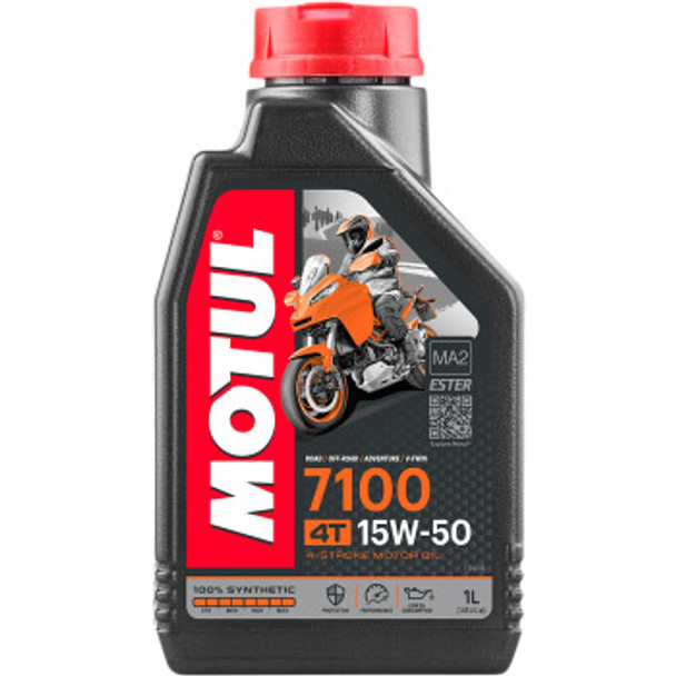Motul 7100 4T Synthetic Oil - 15W50 - 1 Liter