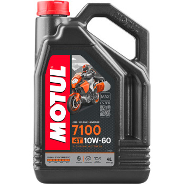 Motul 7100 4T Synthetic Oil - 10W60 - 4 Liter