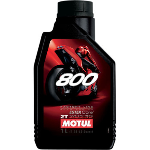 Motul 800 2T Factory Line Synthetic Oil - 1 Liter