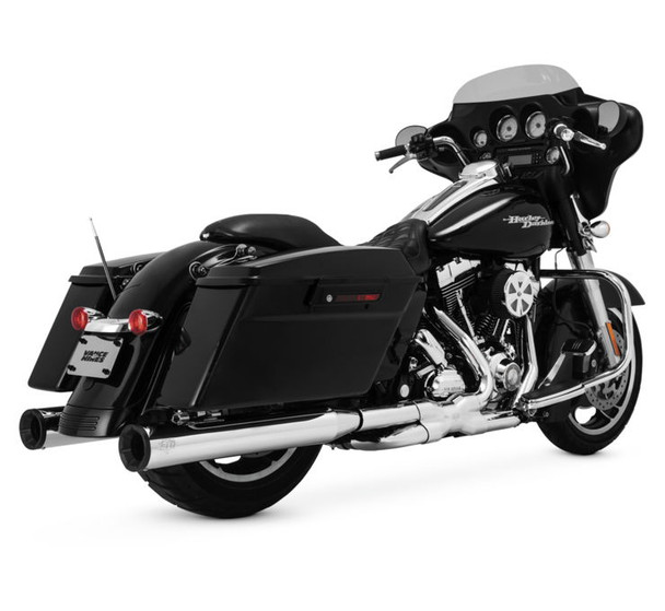 Vance & Hines Eliminator 400 Slip On Chrome: 17-20 Harley-Davidson Touring models - 16708