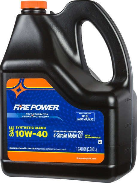 Fire Power 4T Synthetic Blend Oil - 10W-40 - 1 Gallon