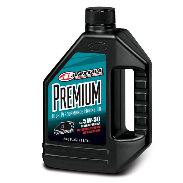 Maxima Premium High Performance Mineral 4T Engine Oil - 5W30 - 1 L