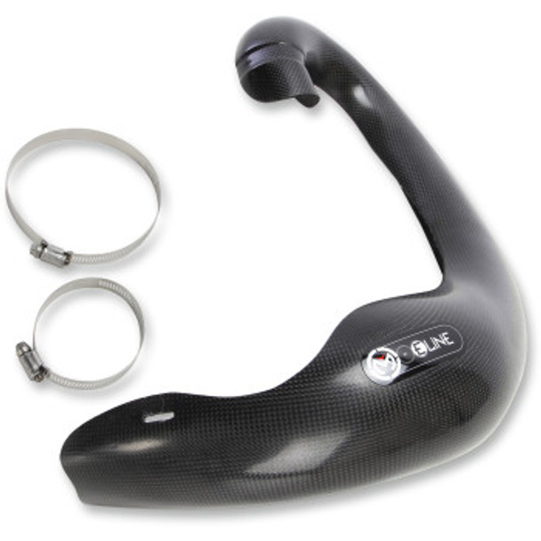 Moose Racing E Line Pipe Guard: 17-19 KTM/Husqvarna 250/300 Models - FMF Gnarly Header