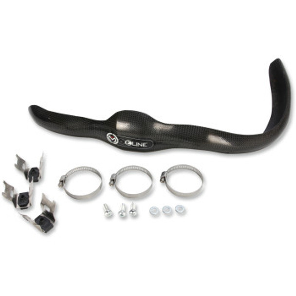 Moose Racing E Line Pipe Guard: 15-18 KTM/Husqvarna 250/350 Models - FMF Megabomb Header