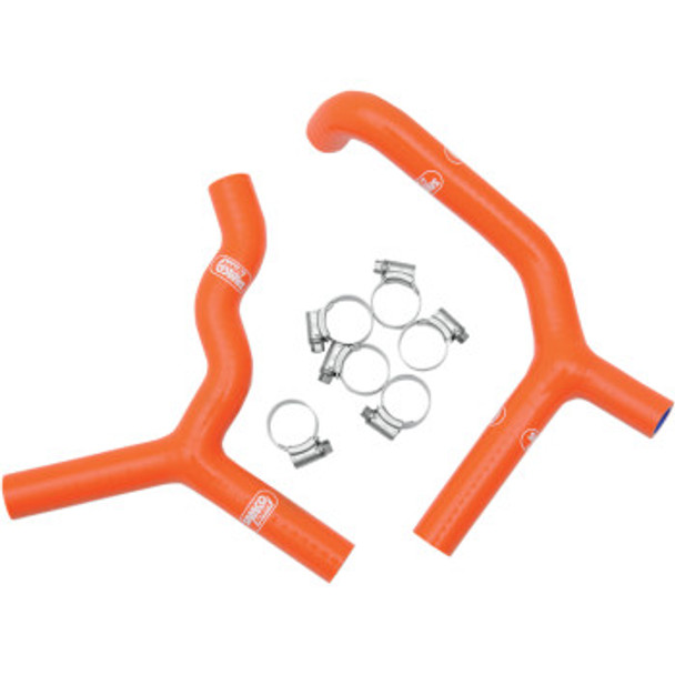 Moose Racing Radiator Hose Kit: 03-12 KTM 85/105SX - Orange