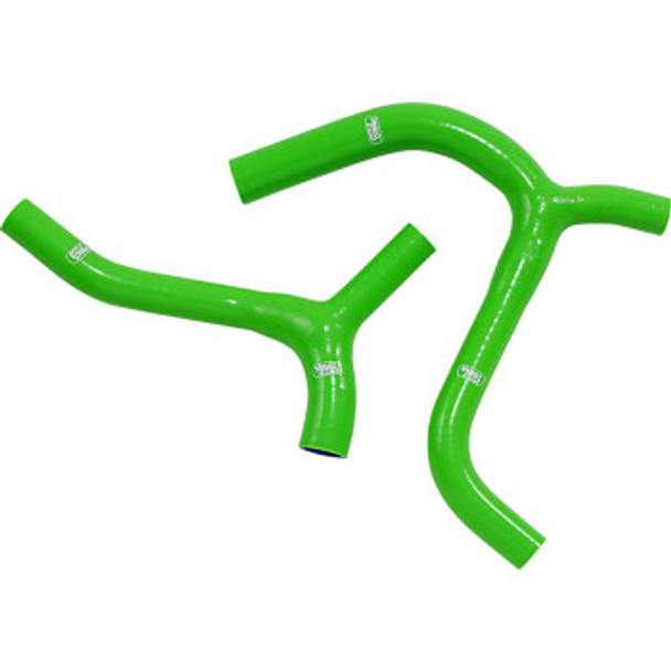 Moose Racing Radiator Hose Kit: 19-21 Kawasaki KX450F - Green