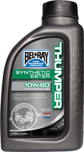 Bel Ray Racing Works Thumper Synthetic 4T 10W-60 Oil - 1L