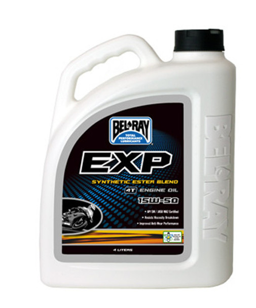 Bel Ray EXP Synthetic Ester Blend 4T 15w50 Oil - 4L