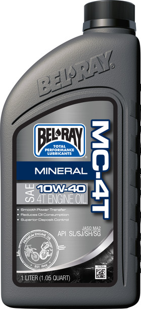 Bel Ray MC-4T 20w50 Mineral Oil - 1L
