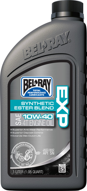 Bel Ray EXP Synthetic Ester Blend 10w40 4T Oil - 1L