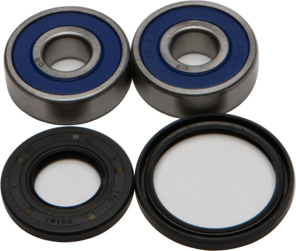 ALL BALLS Front Wheel Bearing & Seal Kit: 82-90 Honda Models - 25-1312