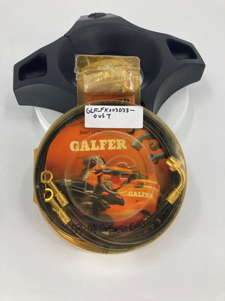 Galfer Superbike Front Brake Line Kit: 03-04 Suzuki GSXR 1000 - Black/Gold/Gold