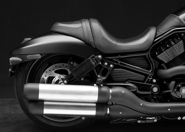 Legend Suspensions Air Adjustable Rear Suspension w/ Handlebar Controls: 04-17 Harley-Davidson V-Rod Models - 13"