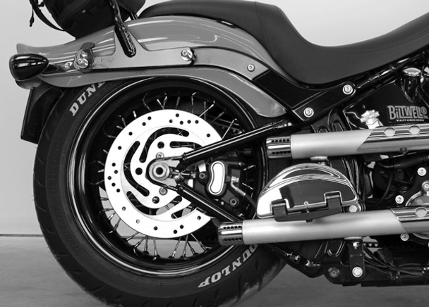 Legend Suspensions Air-ST Adjustable Rear Suspension w/ Handlebar Controls: 00-17 Harley-Davidson Softail Models
