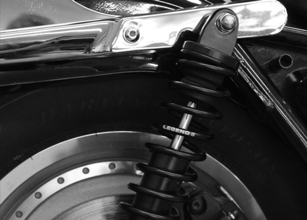 Legend Suspensions Revo Rear Coil Suspension: 84-00 Harley-Davidson Dyna FXR Models - 13"