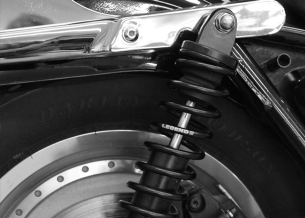 Legend Suspensions Revo Rear Coil Suspension: 84-00 Harley-Davidson Dyna FXR Models - 14"