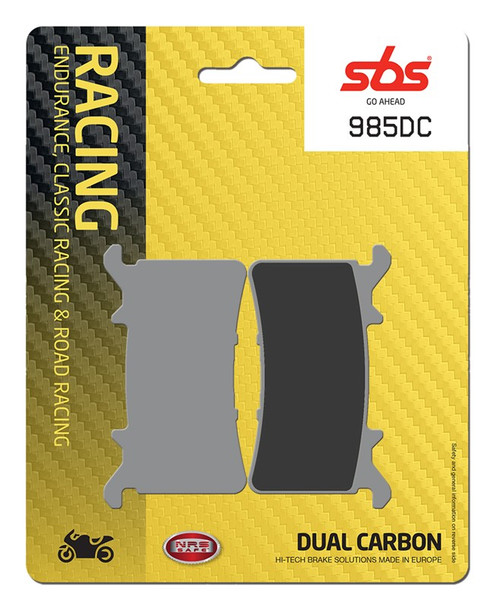 SBS Dual Carbon Front Brake Pads - 985DC SBS Dual Carbon Front Brake Pads - 985DC