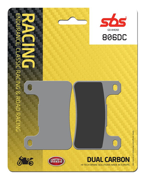 SBS Dual Carbon Front Brake Pads - 806DC