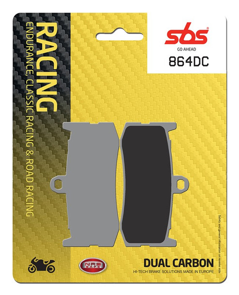 SBS Dual Carbon Front Brake Pads - 864DC