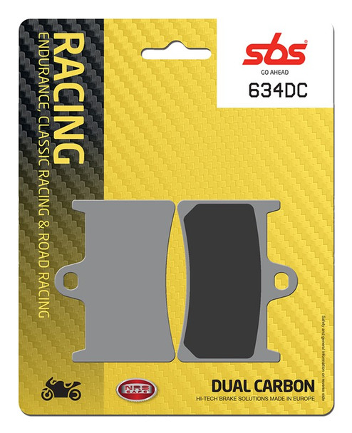 SBS Dual Carbon Front Brake Pads - 634DC