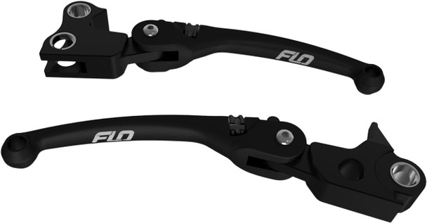 Flo Motorsports MX Style Foldable Levers: 14-16 Harley-Davidson Touring Models w/ Hydraulic Lines