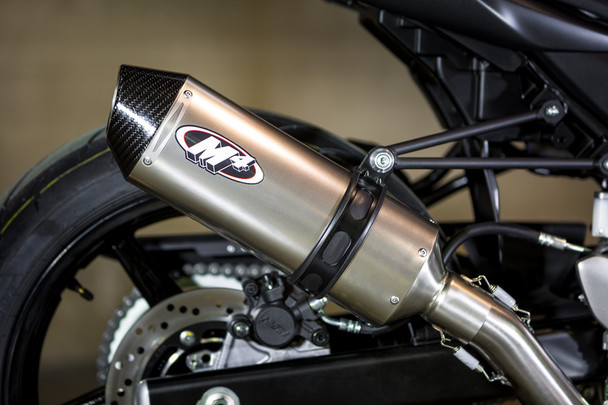 M4 17-21 Suzuki SV650/X Race Full Exhaust - Titanium Canister