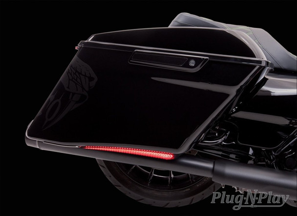 Ciro Machete Extended Bag Led Lights: 17-19 Harley-Davidson Touring Models - 40150