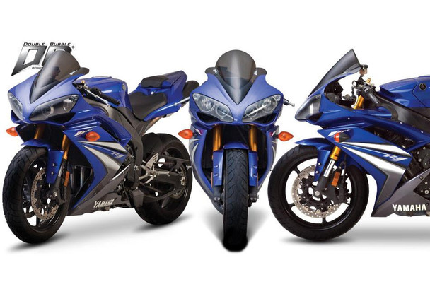 Zero Gravity Double Bubble Windscreen: 07-08 Yamaha YZF-R1