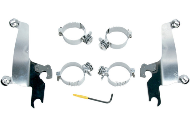 Memphis Shades Sportshield Trigger-Lock Mounting Hardware: 02-08 Honda VTX1800 Models - MEM8935/MEM8930