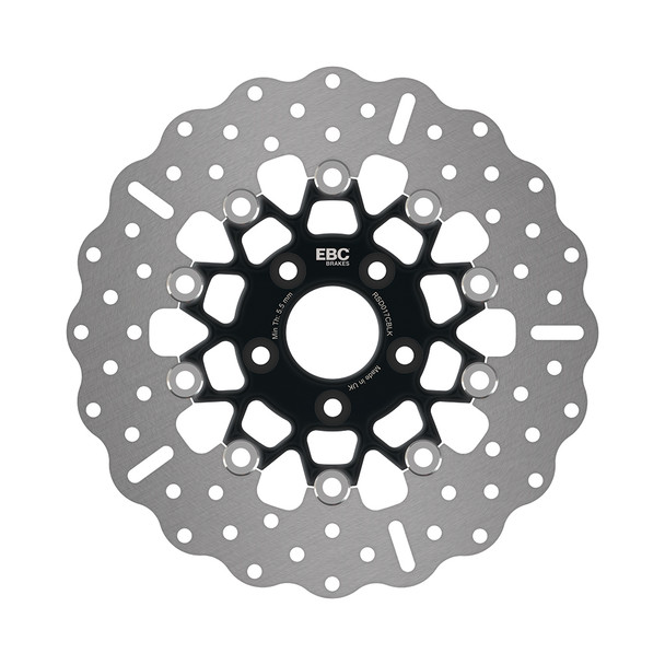 EBC RSD-Series Rear Brake Rotor - Harley-Davidson - RSD017CBLK