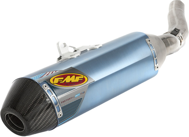 FMF Factory 4.1 RCT Titanium Anodized Steel Slip-On Muffler w/ Carbon End Cap: 09-11 Kawasaki KX450F